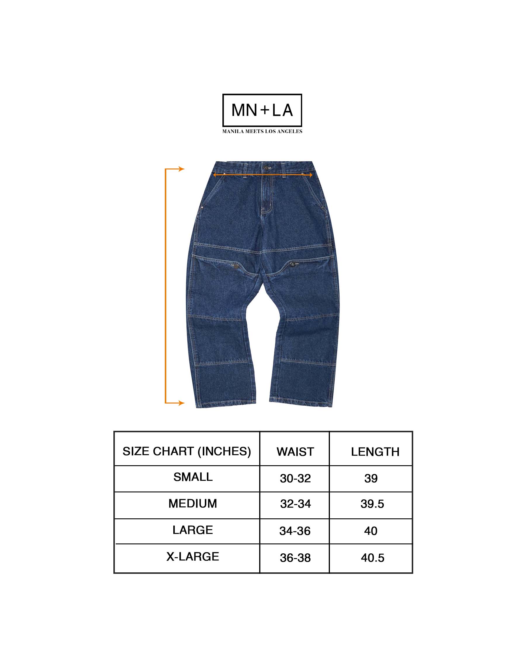 DOUBLE KNEE CRAFT PANTS IN TRUE BLUE – MN+LA