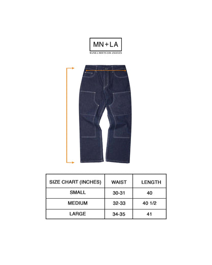 DOUBLE KNEE LOUNGE PANTS IN NIGHTFALL