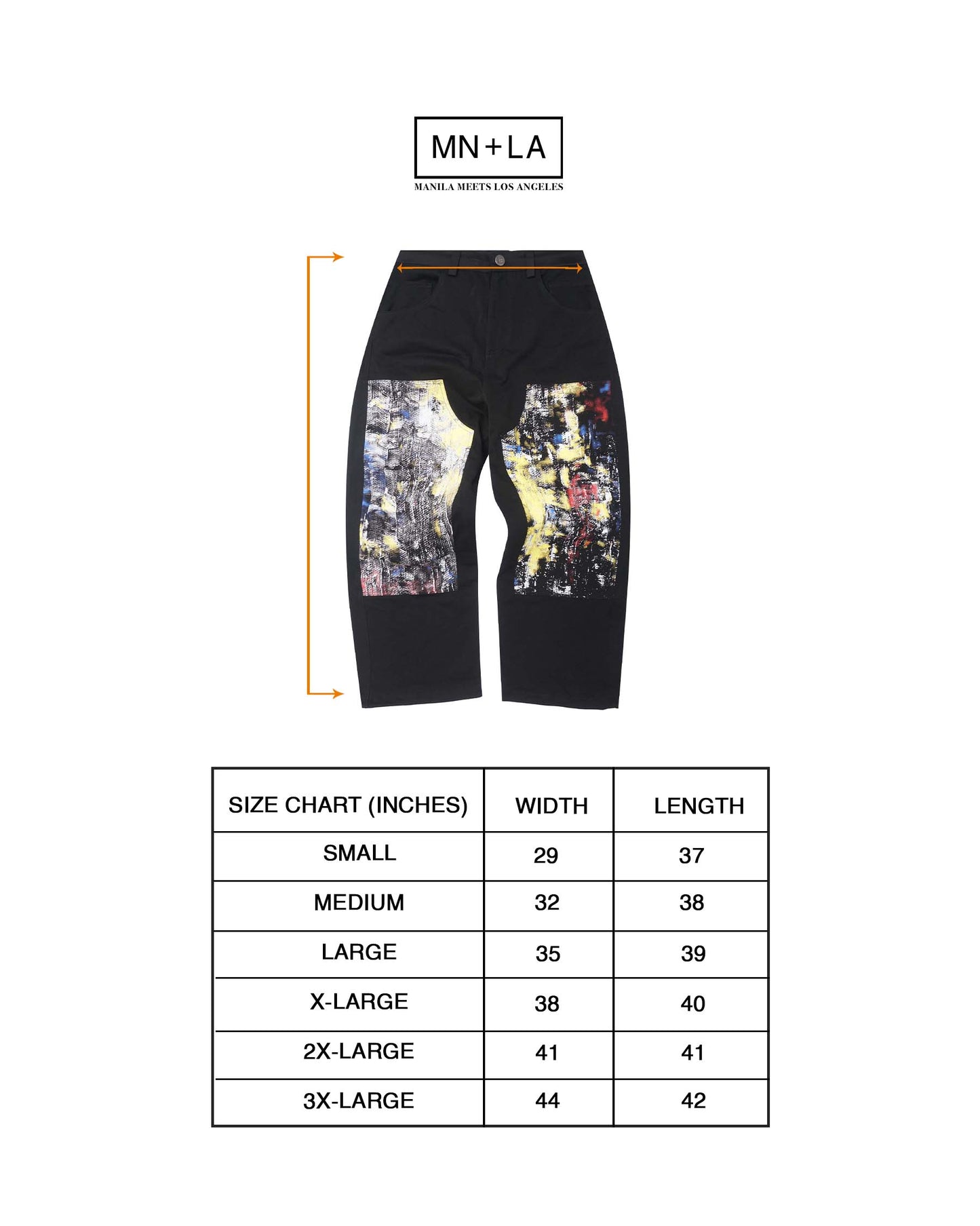 DOUBLE KNEE PHAT PANTS IN INK FALL