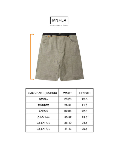 DOUBLE KNEE PHAT SHORTS IN LAUREL
