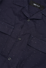 CUBAN SHIRT IN NAVY SPECKLE