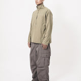 QUARTER ZIP L/S TEE IN OLIVE