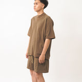 EXO™ MILITIA MOCK NECK TEE OLIVE/RUST