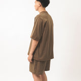 EXO™ MILITIA MOCK NECK TEE OLIVE/RUST