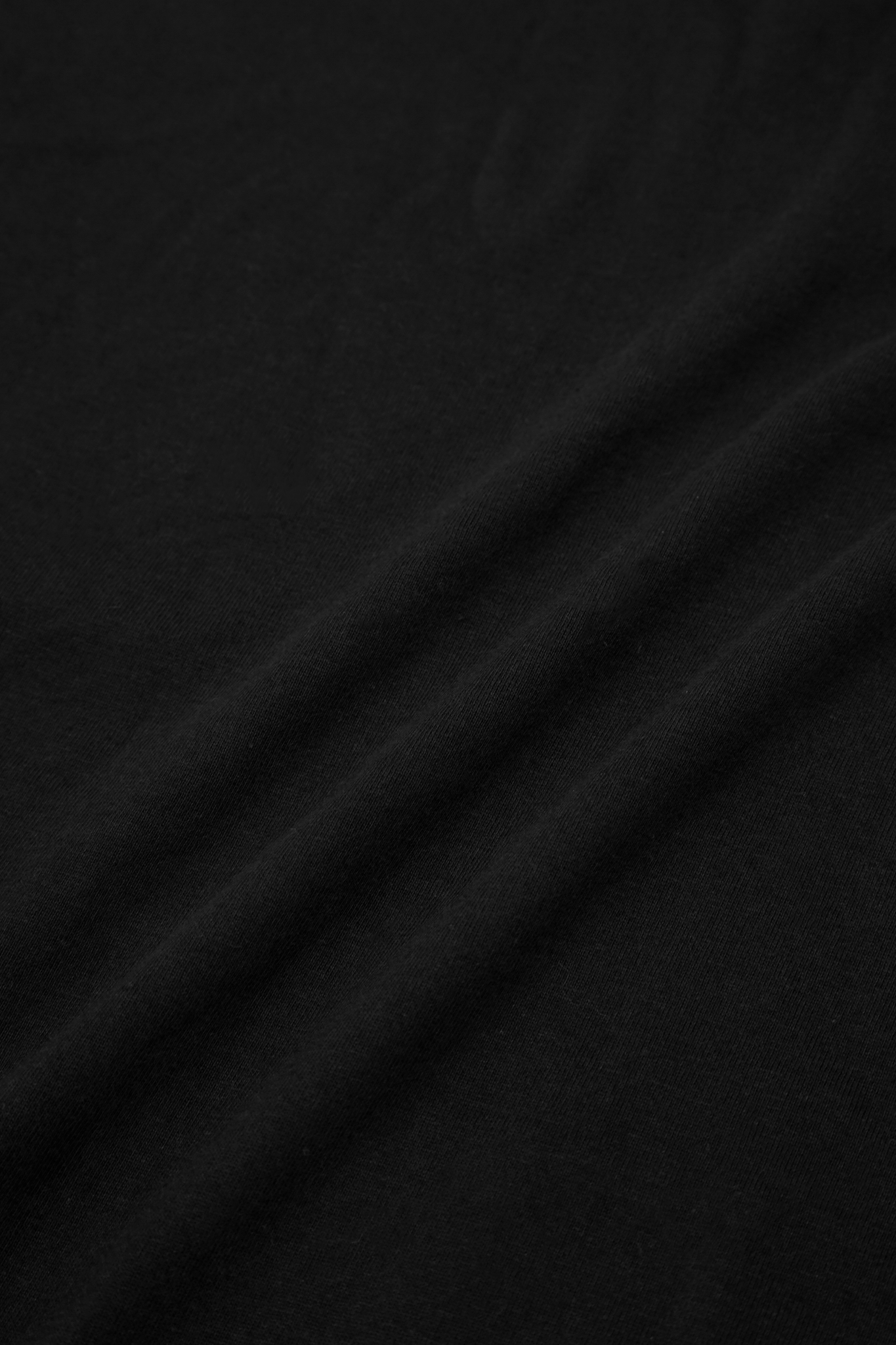 MOCK NECK TEE IN ANTHRACITE