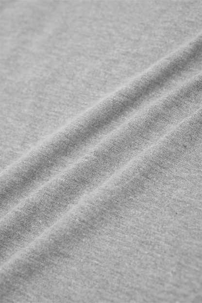 BOX TEE IN HEATHER GREY