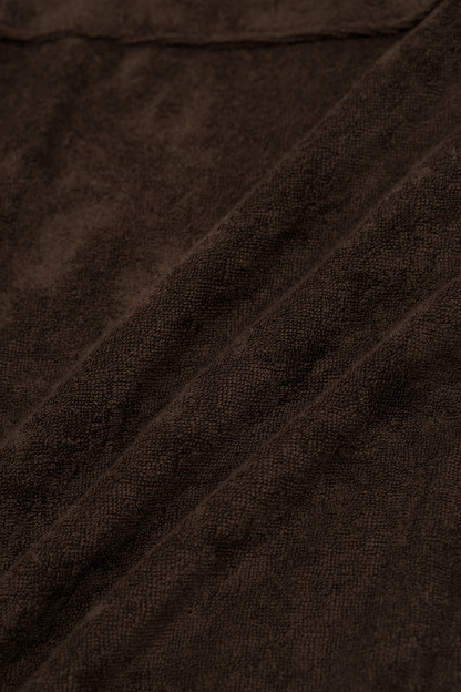 WOOD TOWEL TERRY RAW FINISH LOUNGE PANTS