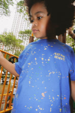 "PAINT SPLAT" LITTLE HUMAN™ TEE IN ELECTRIC BLUE