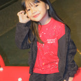 "PAINT SPLAT" LITTLE HUMAN™ TEE IN RARRI RED