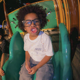 "PAINT SPLAT" LITTLE HUMAN™ TEE IN WHITE