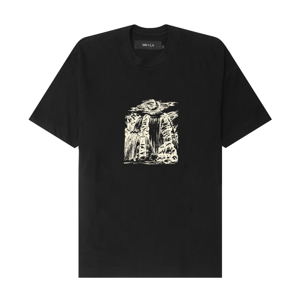 "DUSK" TEE IN ANTHRACITE