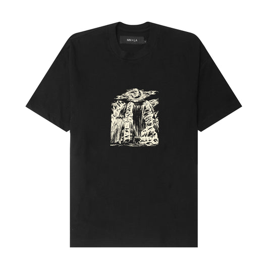 "DUSK" TEE IN ANTHRACITE