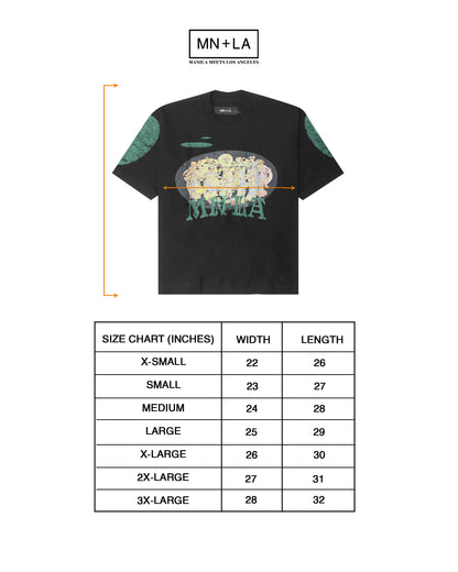 "ECHOES OF HEAVEN" TEE IN ANTHRACITE