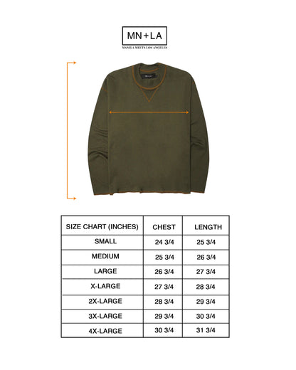 EXO™ MILITIA LONGSLEEVE TEE V3 IN OLIVE/RUST