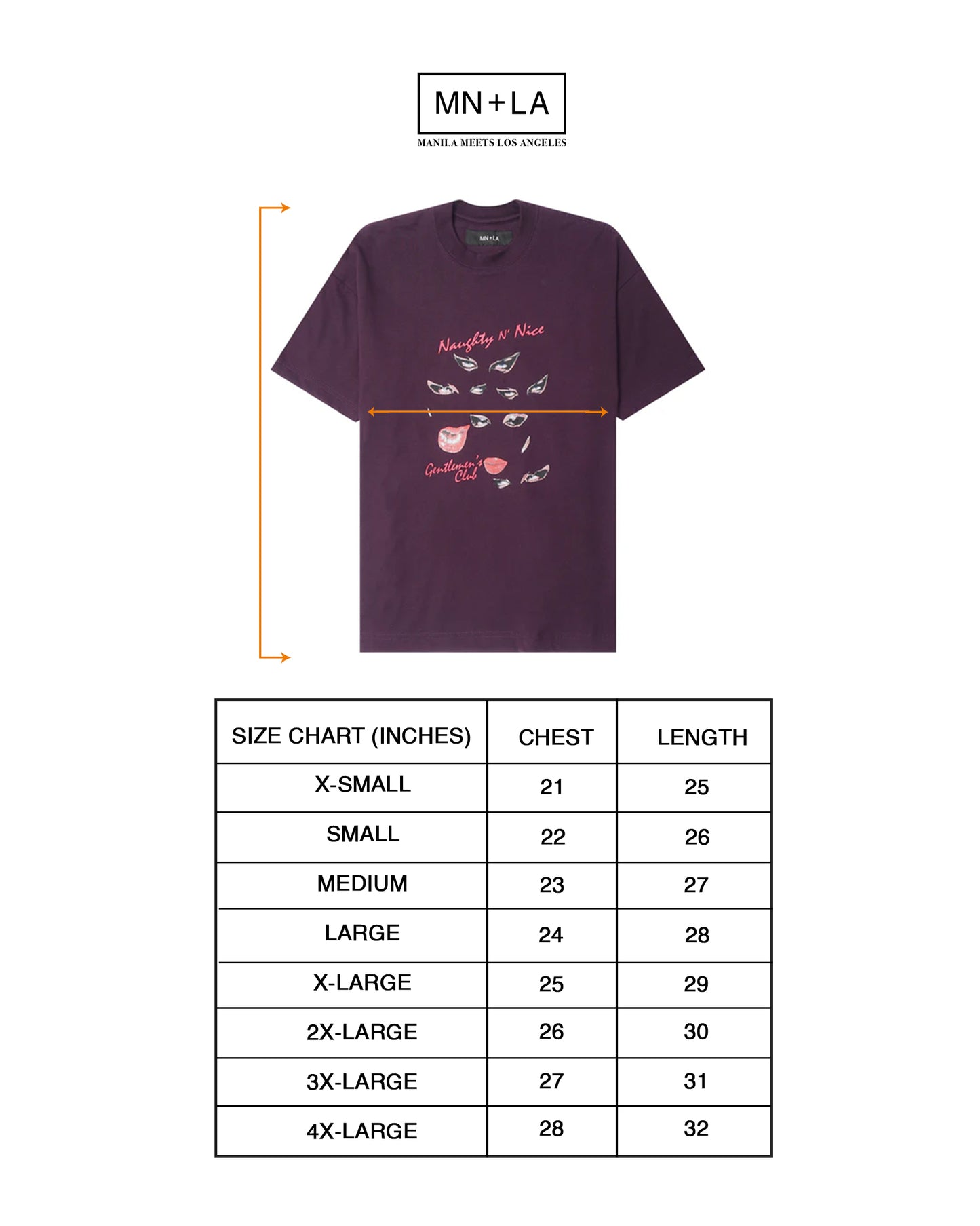 "EYES NEVER LIE" TEE IN SHADOW PURPLE