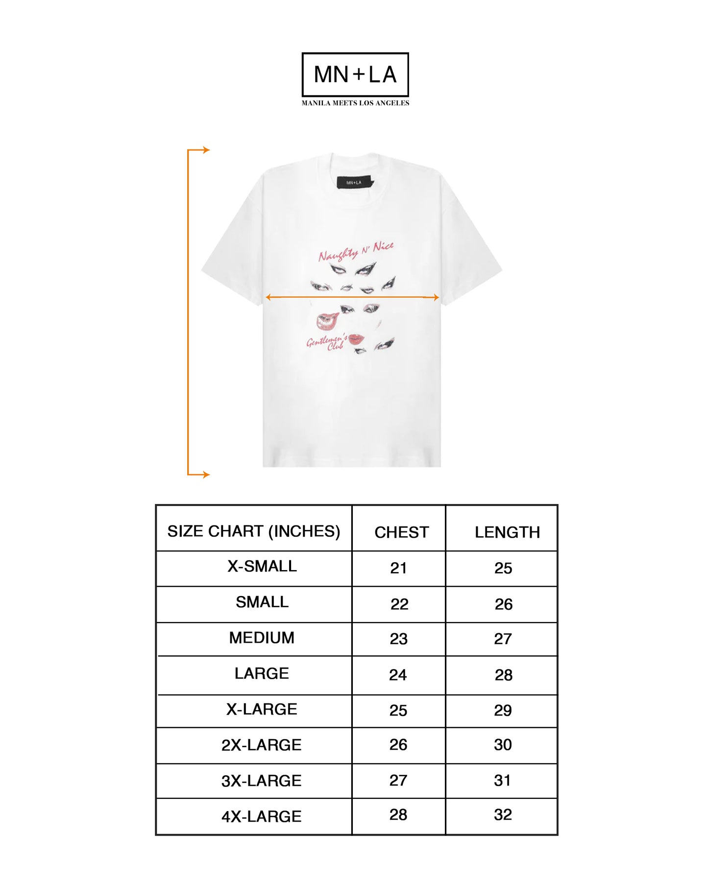 "EYES NEVER LIE" TEE IN WHITE