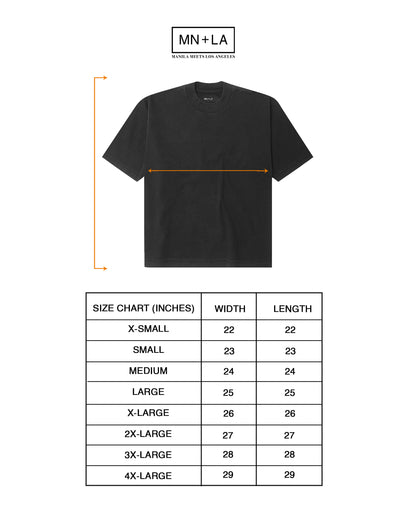 "FADED CAVIAR" MOCK NECK TEE