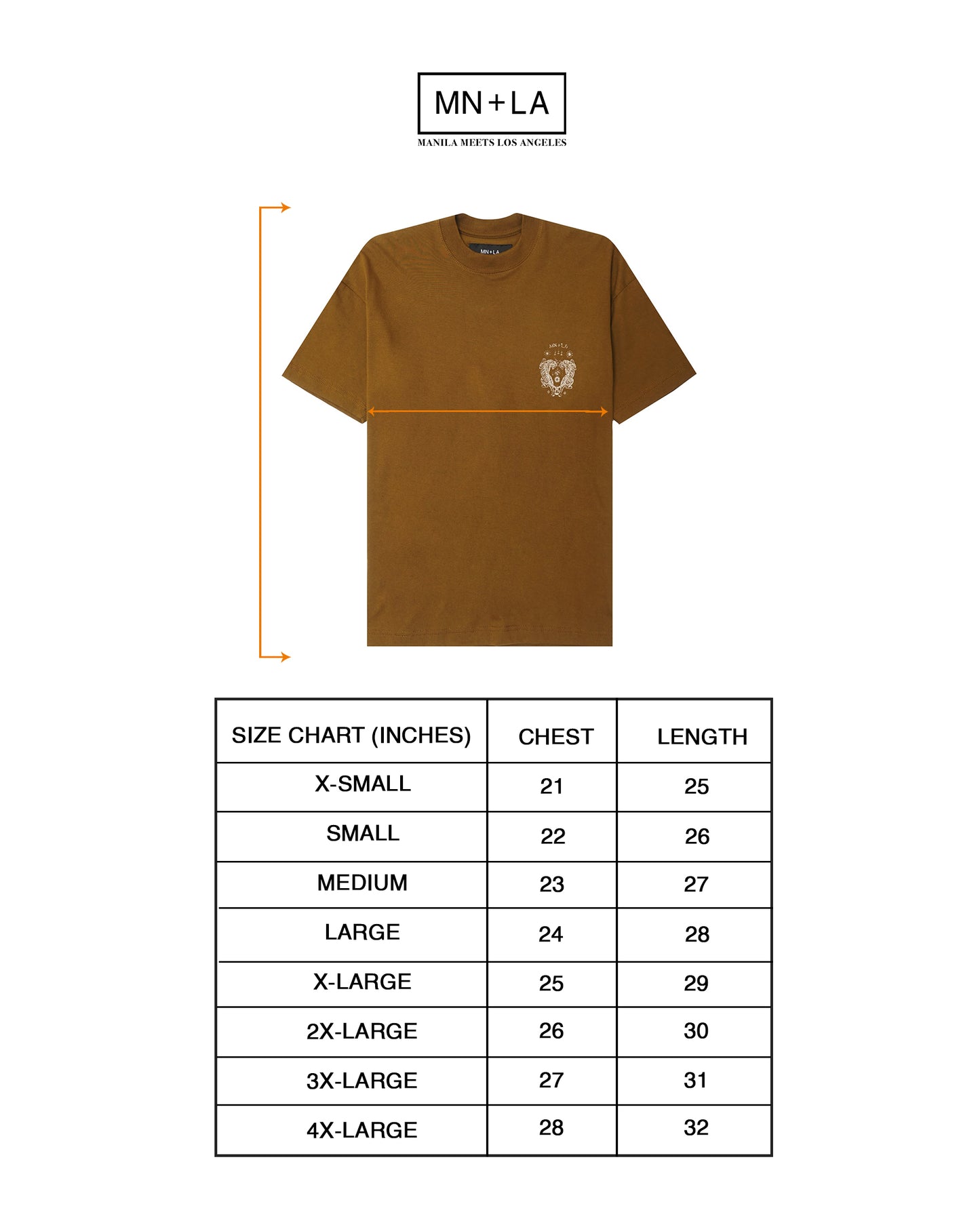 "FCF" TEE IN RUST