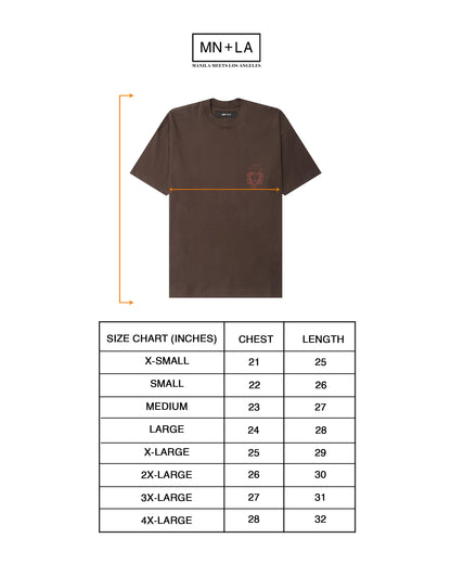 "FCF" TEE IN WOOD
