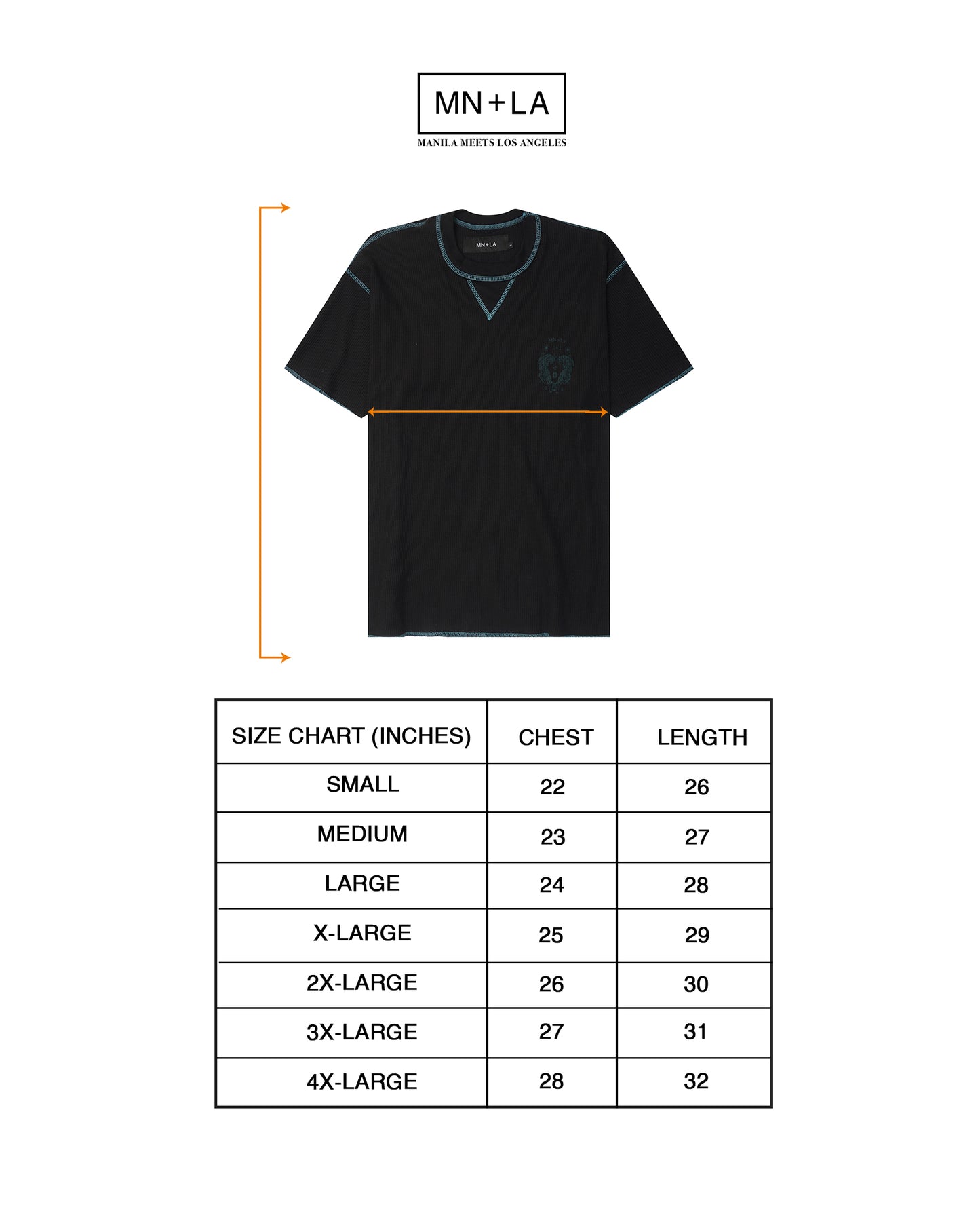 "FCF" WAFFLE TEE IN ANTHRACITE/JADE