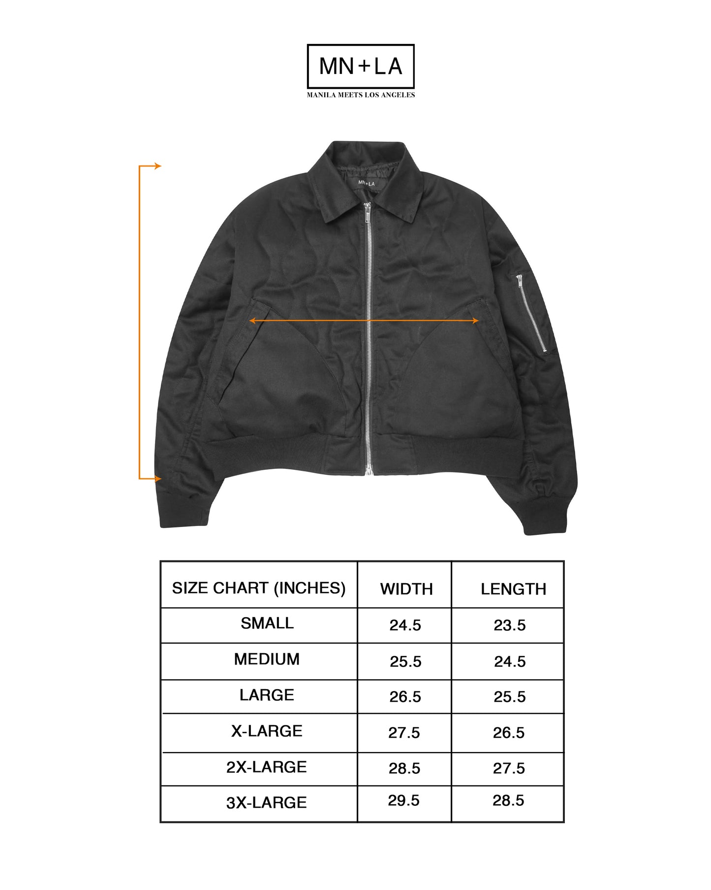 FLIGHT BOMBER JACKET IN GRAPHITE