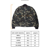 "FLOW" BOMBER JACKET IN WOODLAND CAMO