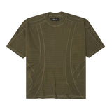 "FLOW" PIQUE TEE IN OLIVE