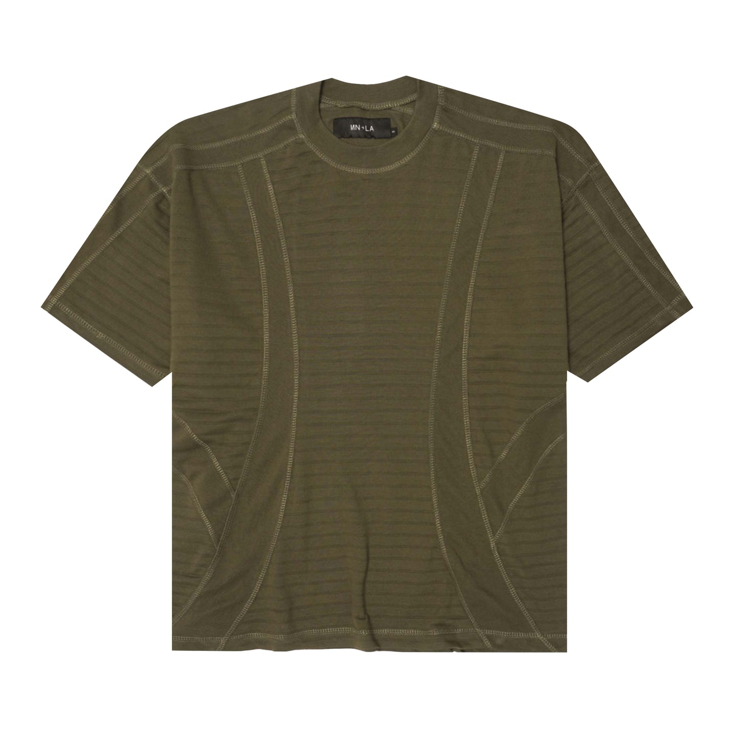 "FLOW" PIQUE TEE IN OLIVE