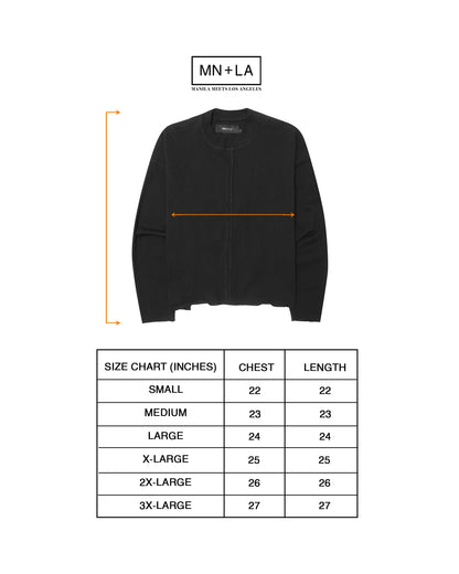 FORGED LONGSLEEVE TEE IN CAVIAR