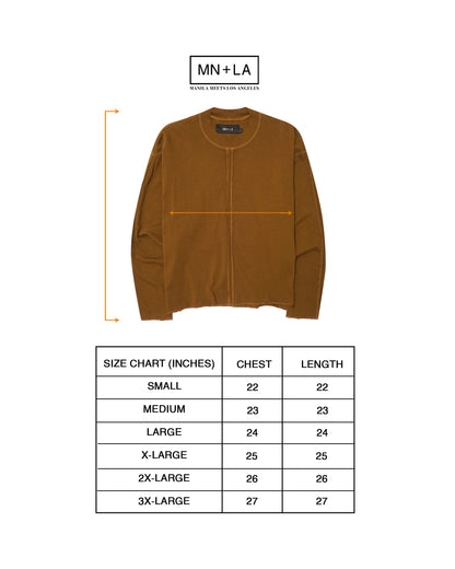 FORGED LONGSLEEVE TEE IN RUST