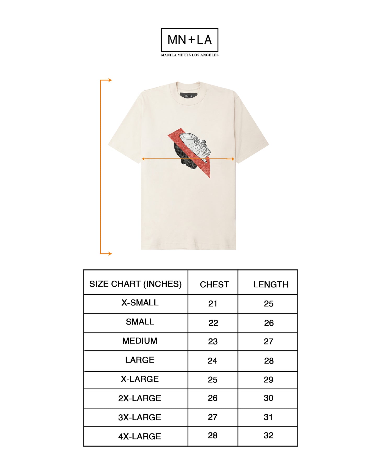 "HEADSPACE" TEE IN OAT