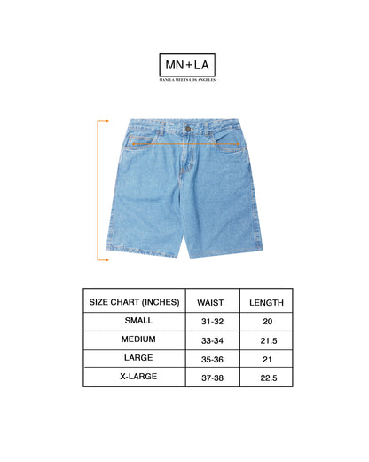 "HITTER" PHAT SHORTS IN ACID BLUE