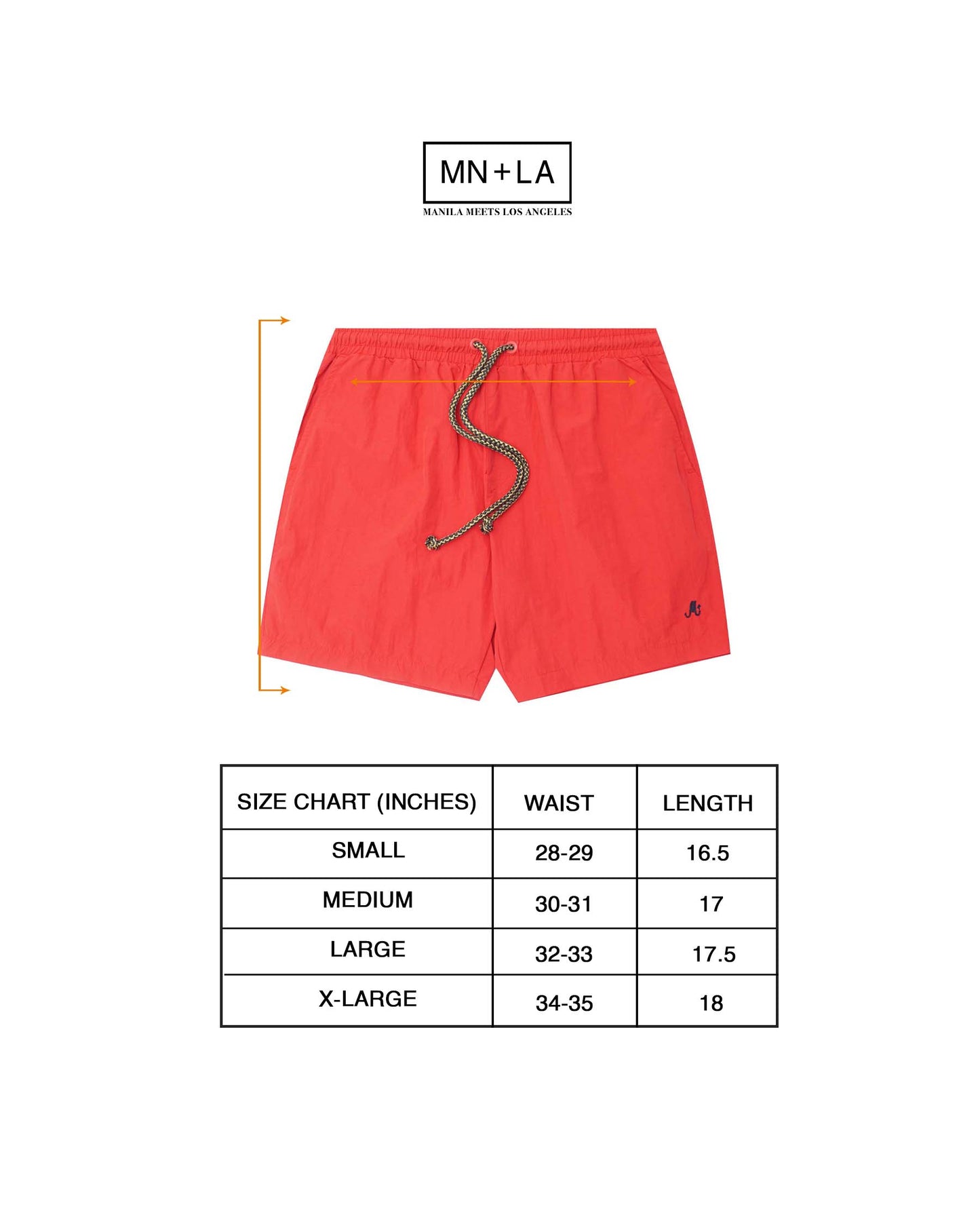HOUSE SHORTS IN SCARLET