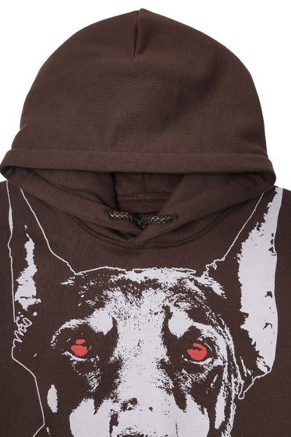 HELL HOUND HOODIE IN WOOD