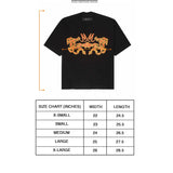 NAUGHTY N' NICE "COCKTAILS" TEE IN ANTHRACITE