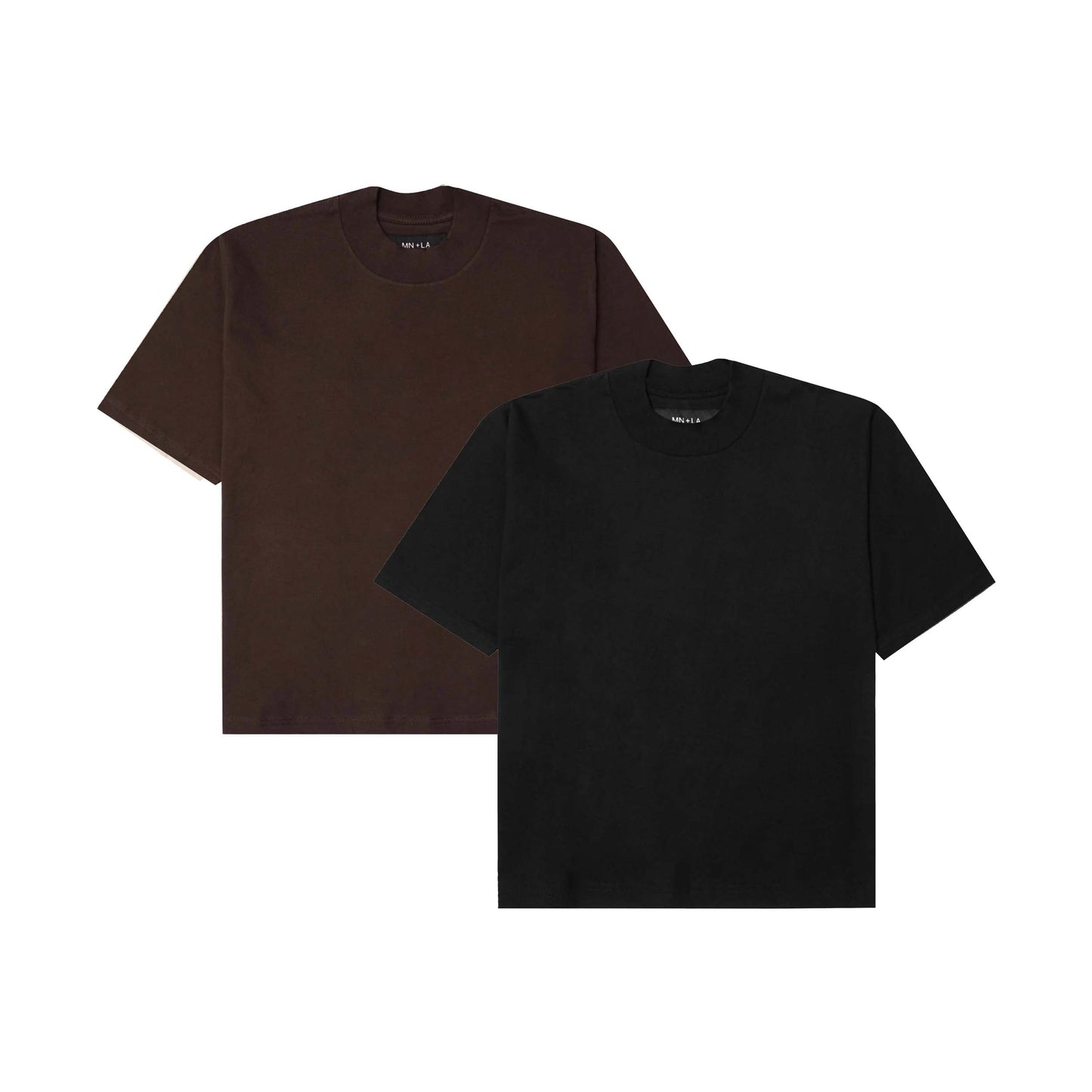 MOCK NECK TEE (2 PACK)