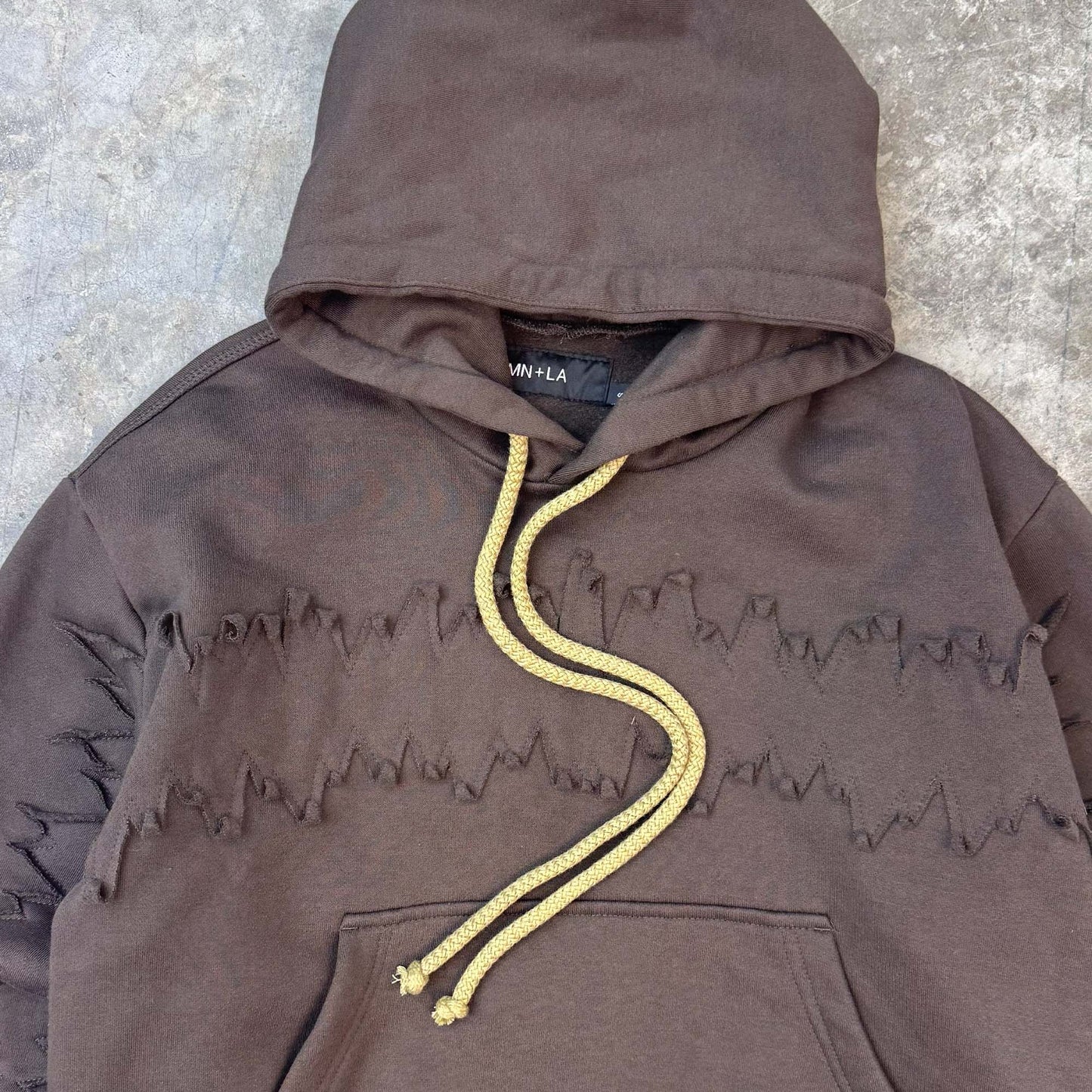 JURASSIC HOODIE IN CHARCOAL GREY