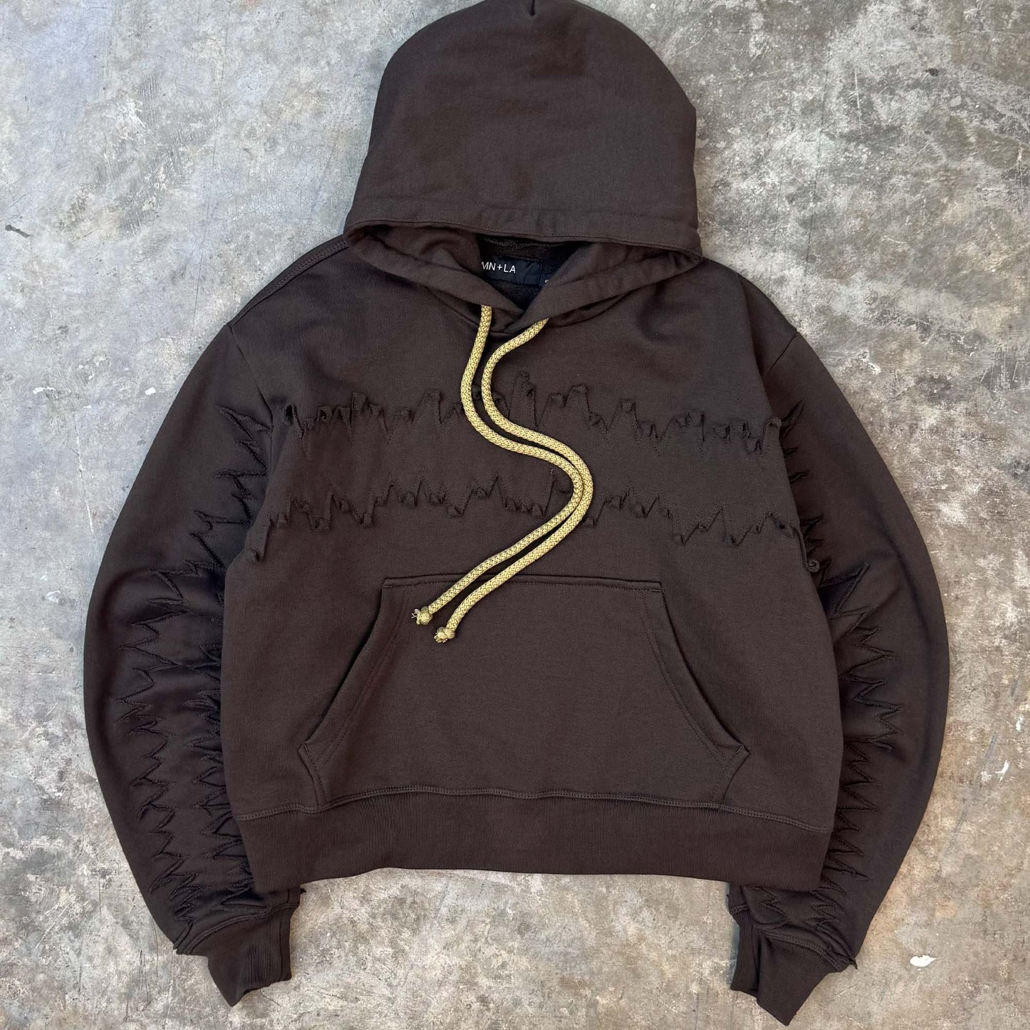 JURASSIC HOODIE IN CHARCOAL GREY