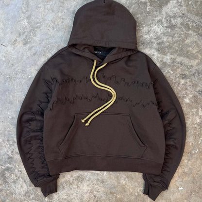 JURASSIC HOODIE IN CHARCOAL GREY