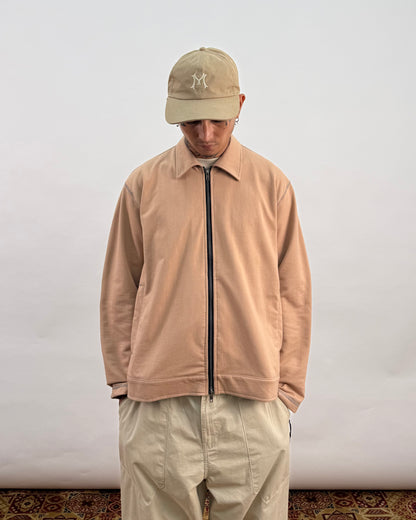 EXO™ ZIP TRUCKER JACKET IN WHEAT/HEATHER GREY