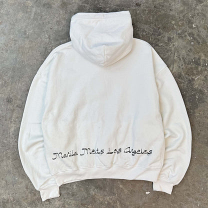 "LOVE HURTS" HOODIE IN WHITE