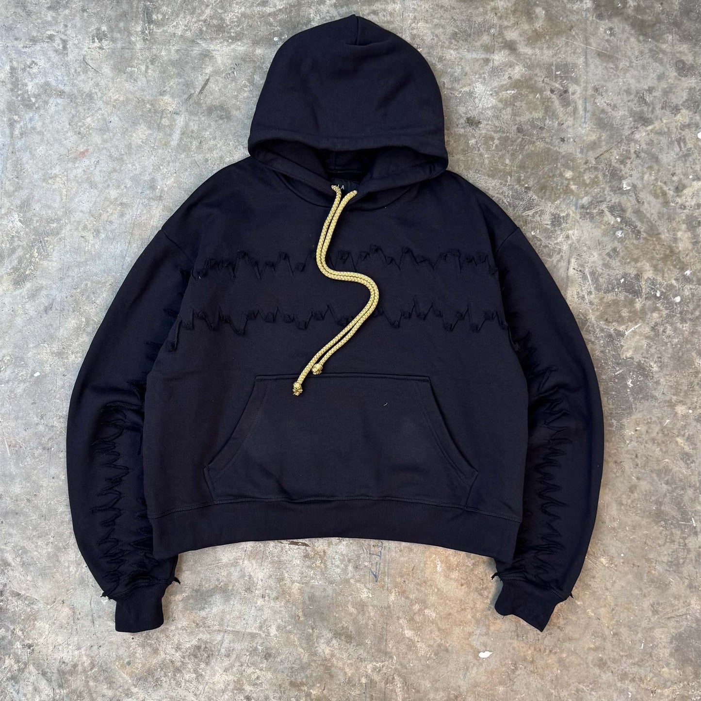 JURASSIC HOODIE IN ANTHRACITE