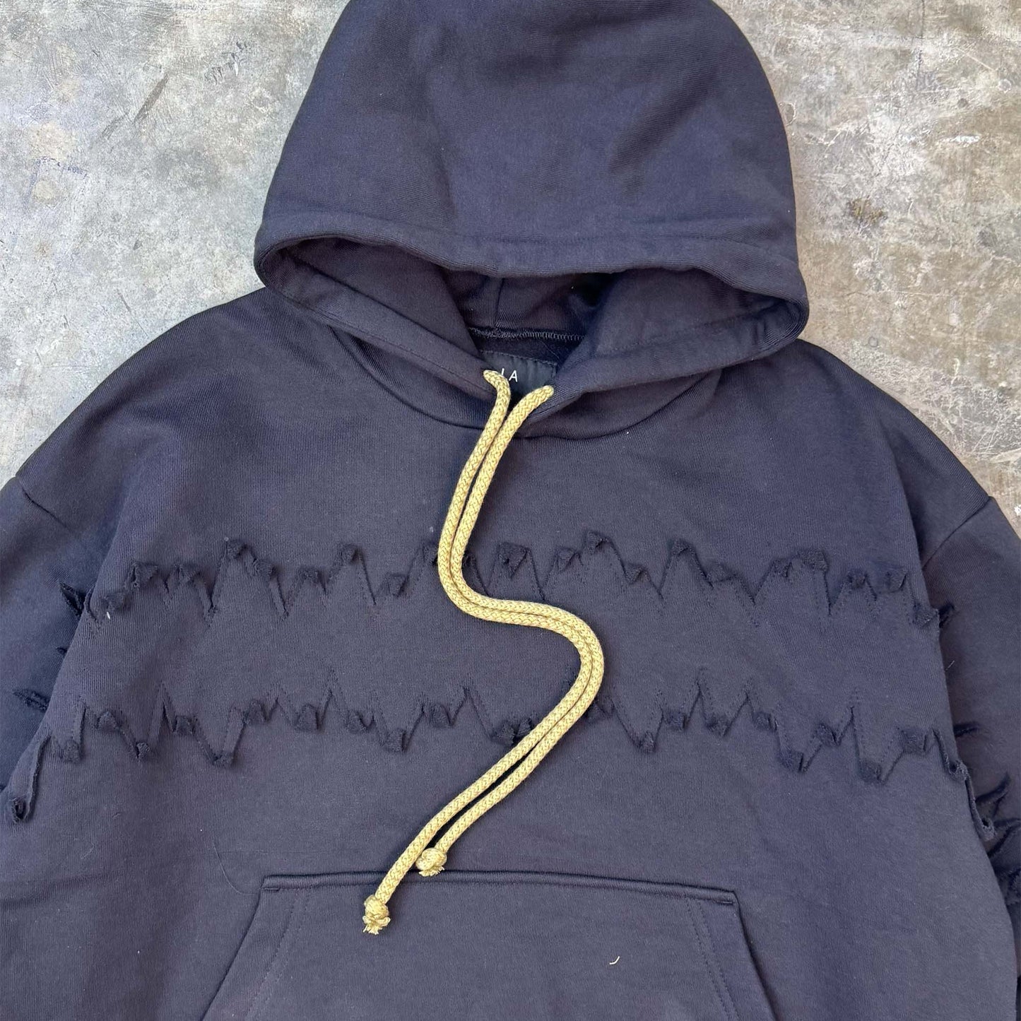 JURASSIC HOODIE IN ANTHRACITE
