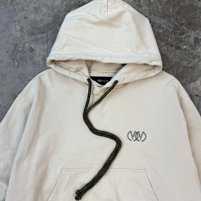 "TWIN M'$" HOODIE IN OAT