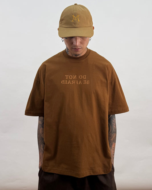 "DO NOT BE AFRAID" TEE IN RUST