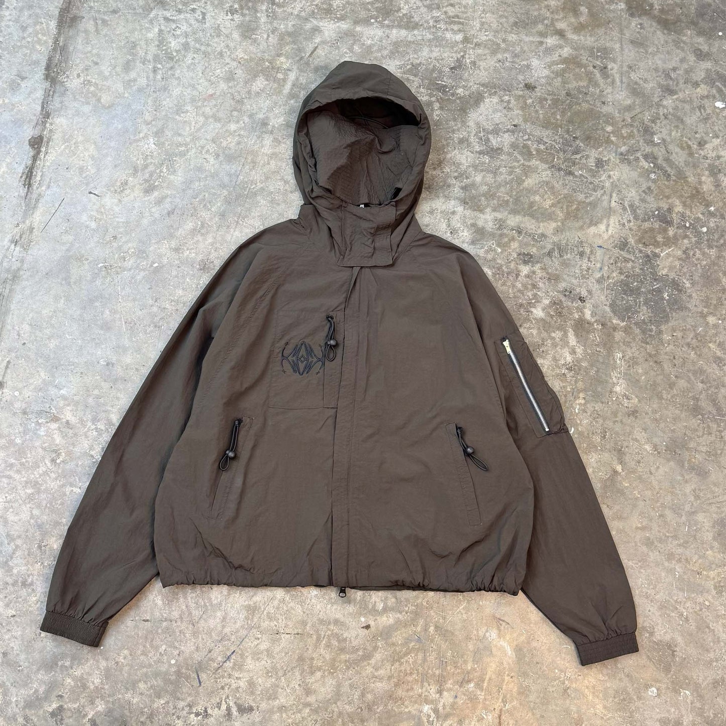 "COLLIDE" SHINOBI WINDSHELL V3 IN CHARCOAL GREY