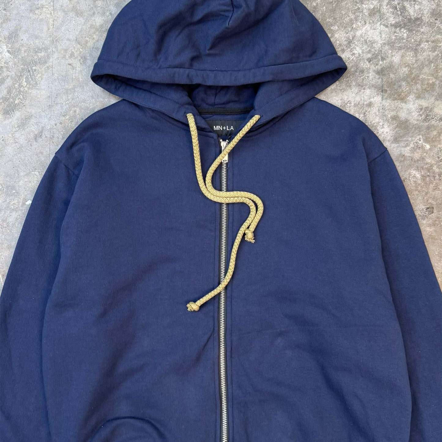 CLASSIC ZIP HOODIE IN NAVY