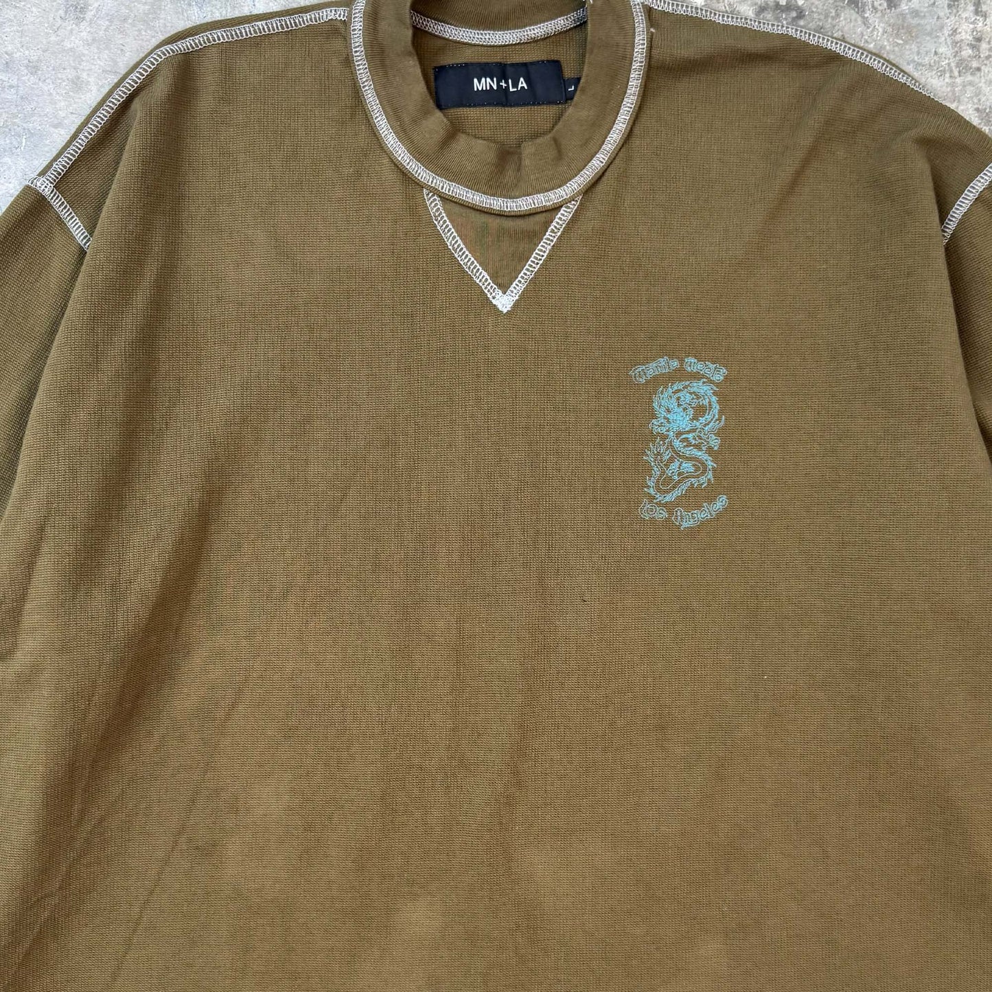 "YEAR OF THE DRAGON" LONGSLEEVE TEE V3 IN OLIVE