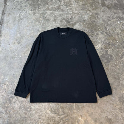 M'$ UNIVERSITY V2 LONGSLEEVE TEE IN CAVIAR