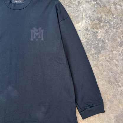 M'$ UNIVERSITY V2 LONGSLEEVE TEE IN CAVIAR